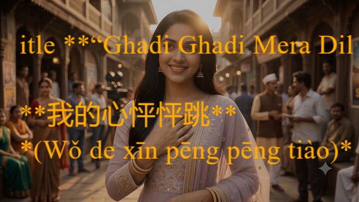 **“Ghadi Ghadi Mera Dil Dhadke” (घड़ी घड़ी मेरा दिल धड़के)** #shorts