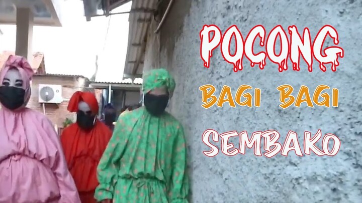 Pocong Kepo - Hantu Pocong Lucu Bagi Bagi Sembako | Buka Puasa Bersama Hantu Lucu