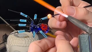 「玻璃制成的昆虫工艺品」