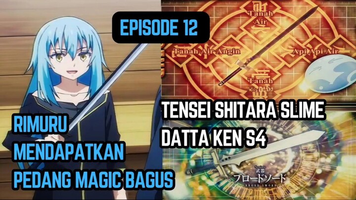 Tensei shitara slime datta ken season 4 episode 12 - rimuru mendapatkan pedang magic bagus