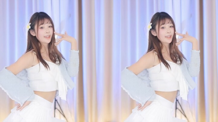 【鱼子酱】《Bing Bing》白色常服套装 直播跳舞录屏