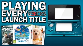 Playing EVERY 3DS Launch Game In 2022