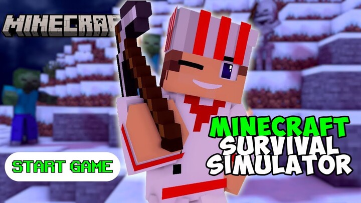 VIDEO INI BISA DIMAININ KAYAK GAME!! : MINECRAFT SURVIVAL SIMULATOR