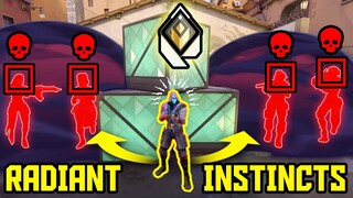 How Insane is a RADIANT Player's Instincts?