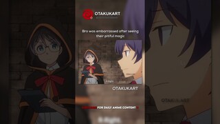 Bro was embarrassed after seeing their pitiful magic #anime #shorts #animeedits #animememes
