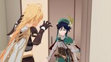 How Venti deals with a zombie | MMD Genshin Impact (Vine)