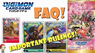 Huge New Digimon TCG Rules Update! (Great Legend (BT4) FAQ)