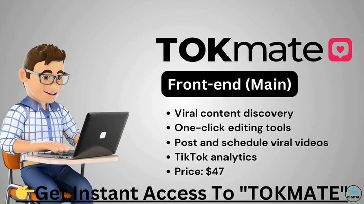 TOKMATE The World's First & Only All-in-One TikTok Software