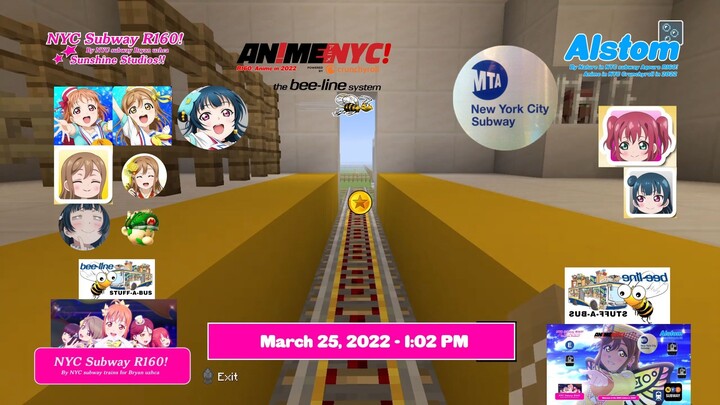 The Amusement park of Roller coasters in New lots avenue in Love live Sunshine