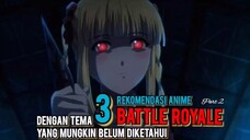 Anime Battle Royale Yang Mungkin Jarang Diketahui | 3 Rekomendasi Anime Part 2