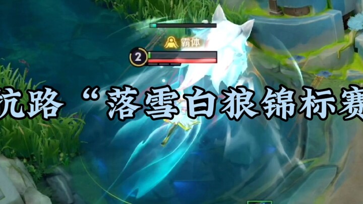 Saya sudah tidak sabar lagi menggunakan White Wolf Salju di lane pertahanan!