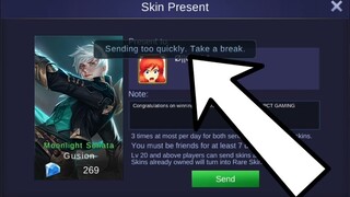 FAILED SENDING SKIN | VERSION ERROR?   Mobile Legends