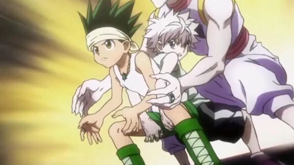 gon killua hisoka vs razor🔥