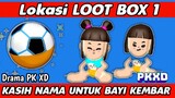 DRAMA PK XD NAMA UNTUK BAYI KEMBAR & LOKASI LOOT BOX 1 | PK XD | PUTRI GAMER