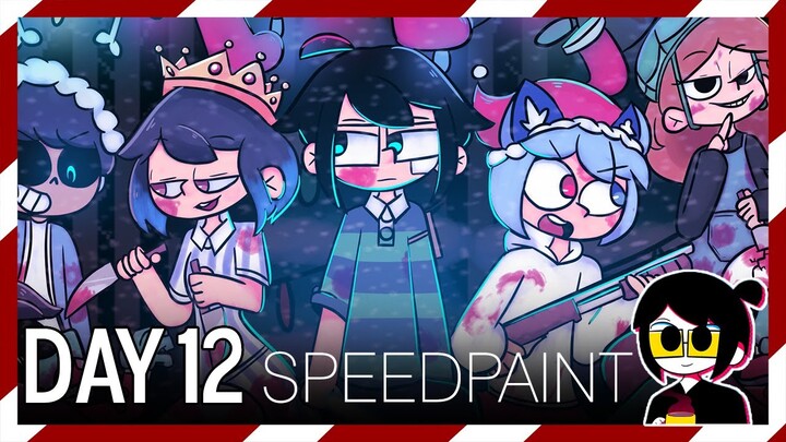 "Christmas of The Living Dead" | Baglets Speedpaint Christmas Special (DAY 12)