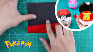 [Karya Origami] Pokeball yang bisa terbuka otomatis?