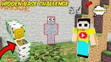 Hidden Base Challenge With My Cute Friends || NOOB vs PRO || Minecraft in Hindi