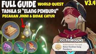 Full Guide World Quest "TADHLA si Elang Pemburu" Genshin Impact v3.4