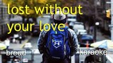 lost without your love-HD karaoke (david gates)
