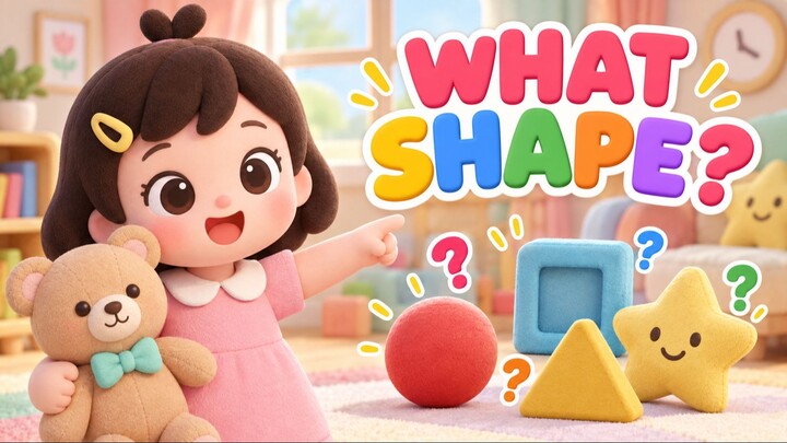 Shapes Around the House 🔵⭐ | Learn Shapes with Lulu | Nursery rhymes for kids