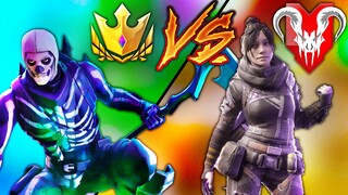 5 Fortnite Pros VS 5 Apex Predators in VALORANT...