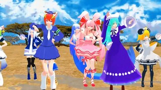 【mmd di gi charat】デ・ジ・キャラット8人娘でメランコリック