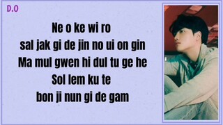 D.O. (디오) - I Do (Easy Lyrics)