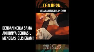 MESKI TERLUKA PARAH, TANJIROU TETAP BERJUANG!!