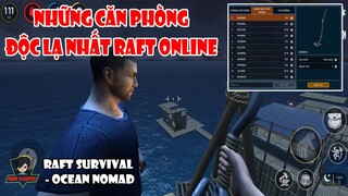 Raft Online - Thử Thách Khám Phá Những Căn Phòng Độc Đáo Do Người Chơi Khác Xây Dựng Cùng Với Bạn Bè