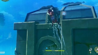 A happy gameplay unique to the character of Fontaine