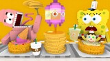Monster School: WORK AT SpongeBob's PANCAKE & WAFFLE PLACE! ðŸ¥ž - Minecraft Animation