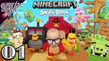 Jumping Into MINECRAFT ANGRY BIRDS - Ep 1
