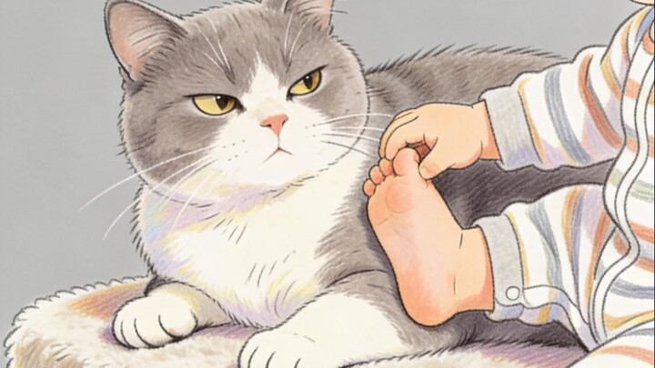 Mèo: Cứ lại gần nữa là bất lịch sự đấy, tôi khuyên bạn nên biết điều một chút