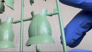 [Christmas Golden Song Edition] Beautiful KO Battle Damaged Green Zaku HG Dogan Special Zaku Mobile 