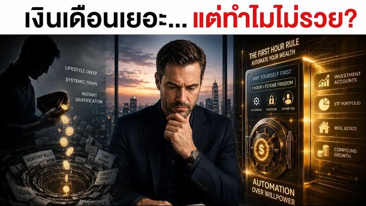 ทำไมคนรายได้สูงจำนวนมากถึงติดกับดัก _ถังแตก_ ตลอดชีวิต…