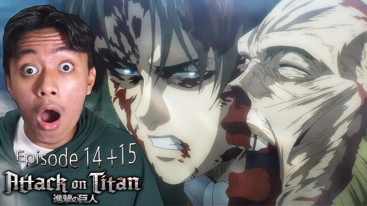 Zeke Hancur Lawan LEVI !! | Attack On Titan Season 4 INDONESIA REACTION Episode 14 dan 15