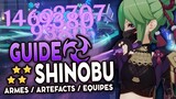 Kuki Shinobu la 4⭐ UNIQUE ! Guide Artéfacts, Teams & Armes ! | Genshin Impact