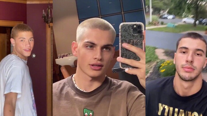 How a guy’s looks change after getting a buzz cut...