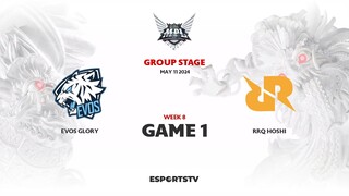 EVOS Glory vs RRQ Hoshi GAME 1 MPL ID S13 | RRQ VS EVOS ESPORTSTV