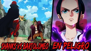 SHANKS ELIMINO a BARTOLOMEO y Después fue a ELBAF? | Los YONKOU Buggy y SHANKS Capturan a ROBIN?