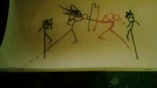 Chicken UP stickman version Chengtaro playing DIO