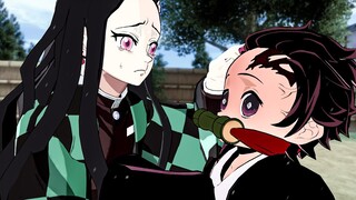 E Se o Tanjiro e a Nezuko trocasse os Papeis no Demon Slayer Vr