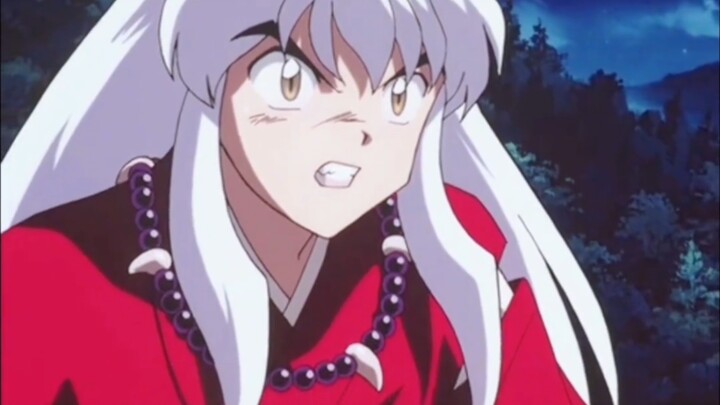 Serangan Seshomaru di awal normal, dan InuYasha tidak mengenainya di akhir.
