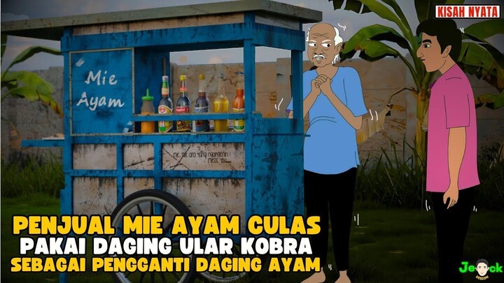 AZAB PENJUAL MIE AYAM CULAS PAKAI DAGING ULAR KOBRA SEBAGAI PENGGANTI DAGING