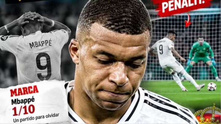 MBAPPE DIHUKUM MEDIA EROPA, CUMA DAPAT NILAI 1/10!