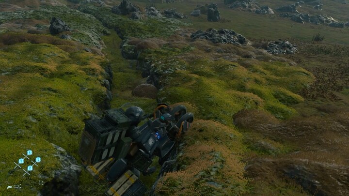 Death Stranding | No one knows how the 600 meters went for a newbie - the motorcycle ran out of powe