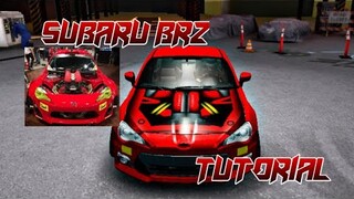 How to make a Subaru Brz openhood FERRARI engine| Car Parking Multiplayer