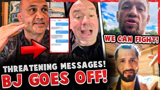 BJ Penn absolutely GOES OFF in THREATENING DM's! Conor McGregor & Jorge Masvidal!