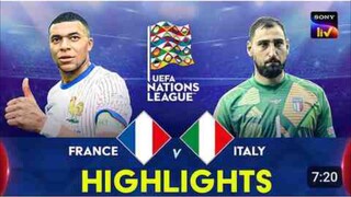 FRANCE V/S ITALY, HIGHLIGHTS ,UEFA NATIONS LEAGUE 2024🔥🔥🔥