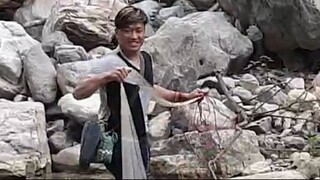 CAST NET FISHING IN NEPAL | ASALA FISHING | HIMALAYAN TROUT FISHING |